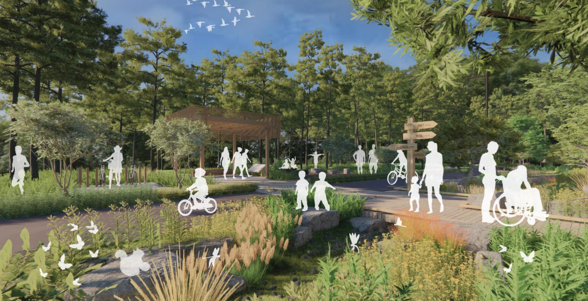 Conceptual render of future park